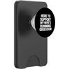 Team di supporto per moglie e marito cor Here To Support My Wife's Running Obsession - PopSockets PopWallet per MagSafe
