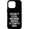 Secure System Tech Designs Custodia per iPhone 16 Pro livello di sicurezza tentativi di violazione massimi zero Witty