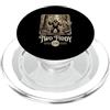 Cryptid Co. Bigfoot - Cryptid, segno di pace con bandiera degli Stati Uniti PopSockets PopGrip per MagSafe