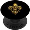 Club Fleur-De-Lys Fleur De Lis Line Art Icona Araldica PopSockets PopGrip Adesivo
