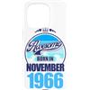 FernwehFarben Studio Geburtstage Custodia per iPhone 15 Pro Grande da novembre 1966 60° compleanno frase 60 anni