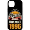 FernwehFarben Studio Geburtstage Custodia per iPhone 14 Plus Grande da novembre 1996 30° compleanno frase 30 anni