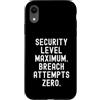 Secure System Tech Designs Custodia per iPhone XR livello di sicurezza tentativi di violazione massimi zero Witty
