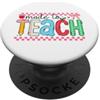 Educator Spirit Designs Realizzato per insegnare a educatore scuola apprendimento design PopSockets PopGrip Adesivo