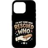 Adopt Don't Shop Pet Parent Designs Custodia per iPhone 16 Pro Rescue Cat Owner Non sono sicuro di chi ha salvato chi rifugio per animali