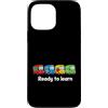 DressedForDuty Custodia per iPhone 13 Pro Max Cute School Bus Ready to Learn Back to School Day