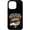 Adopt Don't Shop Pet Parent Designs Custodia per iPhone 13 Pro Rescue Cat Owner Non sono sicuro di chi ha salvato chi rifugio per animali