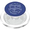 Bible Verse Flower Christian Religious G Versetto della Bibbia della Scrittura Cristiana Salmo PopSockets PopGrip per MagSafe
