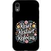 Chiarezza trambusto al giorno Custodia per iPhone XR Reset Restart Refocus Growth Productivity Mindset -