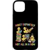 Smart Duck Designs Custodia per iPhone 15 Plus Sicuramente non tutto in una scuola di anatre di fila