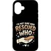 Adopt Don't Shop Pet Parent Designs Custodia per iPhone 16 Rescue Cat Owner Non sono sicuro di chi ha salvato chi rifugio per animali