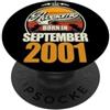 FernwehFarben Studio Geburtstage Grande da settembre 2001 25° compleanno frase 25 anni PopSockets PopGrip Adesivo