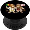 England UK Senegal Heritage Inghilterra Senegal Bandiera Inglese Regno Unito senegalesi PopSockets PopGrip Adesivo