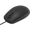 APM ISIUM apm Mouse cablato USB, sensore ottico 1000 DPI, Ambidestro, Standard, Ergonomico Piatto, Colori Nero, Compatibile con PC Mac Laptop