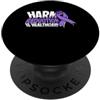 Overdose Awareness Month Purple Ribbon La riduzione del danno è il mese della sensibilizzazione sull'overdose sanitaria PopSockets PopGrip Adesivo