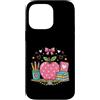 Learning Lane Designs Custodia per iPhone 14 Pro Max Carino Apple Libri Matite Scuola Istruzione