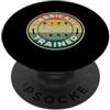 Manual Car Enthusiast Three Pedal Transm Classicamente addestrato cambio manuale auto Guy Retro PopSockets PopGrip Adesivo