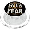 Citazioni Ispiratrici Speranza Preghiera Fede Faith Over Fear Cristiano Gesù Dio Versetto Biblico PopSockets PopGrip per MagSafe