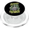 Grandio Design Introverted Intellectual Vibrazioni estive antisociali divertenti maleducate dito medio umorismo adulto PopSockets PopGrip per MagSafe
