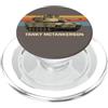 Drip Z M1 Abrams - Divertente serbatoio Tanky McTankerson Retro Tramonto Grafica PopSockets PopGrip per MagSafe