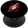 Gamer For Tech Enthusiast With Raw Aesth Sarcastico Grintoso Ribelle Dicendo Strokes Divertente PopSockets PopGrip Adesivo