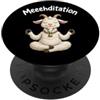 Just For Yoga Lovers Meeehditation Divertente Yoga della Capra PopSockets PopGrip Adesivo