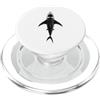 Funny Shark Ocean Predator Marine Sea Mo Shark Ocean Animals Predator Amante degli squali marini PopSockets PopGrip per MagSafe