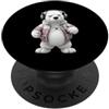 Arctic Beats Designs Cool Polar Bear Cuffie Plaid Giacca Design PopSockets PopGrip Adesivo