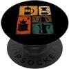 Vintage Brewing Coffee Maker PopSockets PopGrip Adesivo