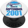 FernwehFarben Studio Geburtstage Grande da settembre 2001 25° compleanno frase 25 anni PopSockets PopGrip Adesivo