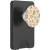 Cute Cats Funny Kawaii Animal Cute Cats Kawaii Animale Pollo Koala Squalo Su Beige PopSockets PopWallet per MagSafe
