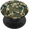 Vintage Sighthounds Saluki Garden Reverie vittoriano floreale PopSockets PopGrip Adesivo