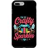 Crafting humor & DIY Creativity by NLTS Custodia per iPhone 7 Plus/8 Plus Sono così furbo che sudo scintille