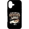 Adopt Don't Shop Pet Parent Designs Custodia per iPhone 17 Proprietario del cane da salvataggio Non sono sicuro di chi ha salvato chi rifugio per animali