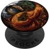 Yin And Yang Phoenix Dragon Tree Yin E Yang Fenice Vintage Drago Albero Della Vita PopSockets PopGrip Adesivo