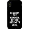 Secure System Tech Designs Custodia per iPhone X/XS livello di sicurezza tentativi di violazione massimi zero Witty