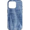 Blue Jeans Style Custodia per iPhone 16 Pro Modello Jeans Denim