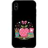 Learning Lane Designs Custodia per iPhone XS Max Carino Apple Libri Matite Scuola Istruzione