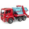 Bruder MAN TGA Camion ribaltabile con container 02741