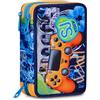 Seven Astuccio 3 Zip Joyful Pins Boy