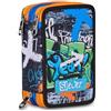 Seven Astuccio 3 Zip SJ Gang Ever High Flames Boy