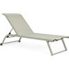 Bizzotto Lettino da Esterno Bizzotto Taylor Breeze con Ruote, Alluminio e Textilene