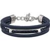 Breil Collezione B MIX, Bracciale Uomo in Acciaio, Gioiello idee regalo uomo