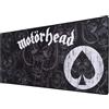 SUBSONIC - Tappetino per Mouse XXL Motorhead - Nero | Licenza Ufficiale, 90x40 cm Ideale per Gaming, Superficie Liscia, Base Antiscivolo, Tessuto Idrorepellente, Bordi Cuciti