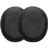 kwmobile 2x Cuscinetto Cuffie Compatibile con Jabra Evolve2 65 Flex Pad - Cuscinetti Ricambio Cuffie Over Ear Simil Pelle - nero