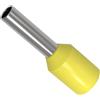 AUPROTEC Puntalini isolati 0,34-50 mm² Terminali a Bussola: 500 pezzi, 1.0 mm² Giallo