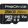 ProGrade Digital microSD Card V60 (256GB) - testata come una SD Card full-size per l'utilizzo in reflex digitali, mirrorless, aeree o action cam | Fino a 250MB/s in lettura, 130MB/s in scrittura di ProGrade Digital