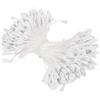 PATIKIL 2.5mm Doppie Teste Stame di Fiore 340pz Stame di Fiori Artificiali Pistillo Stame Floreale Perlato Opaco per Decorazioni Natalizie Fai da Te Carte Auguri Matrimonio Bianco