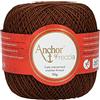 Anchor Freccia - Gomitolo di filo da uncinetto, 100% cotone, spessore 12, Cotone, 00359 marrone., marrone