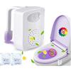 ZEZHOU Luce per WC con sensore di movimento, luci notturne a LED a 16 colori per WC con aromaterapia per bagno, idea regalo divertente per papà, uomini, donne, bambini, ragazzi, fantastici gadget